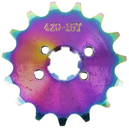 Pignon de sortie de boite P2R 50 (15 dents) Ref : P2R05092A / 210222