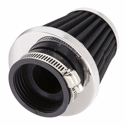 Filtre à air P2R FILTRE A AIR TYPE KN CHROME FIXATION DROITE DIAM 42 mm -P2R- Universel
