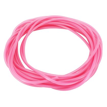 Durite d'essence P2R PVC SOUPLE 4x7 ROSE TRANSPARENT ROULEAU 10M AIR FABRICATION FRANCAISE Universel