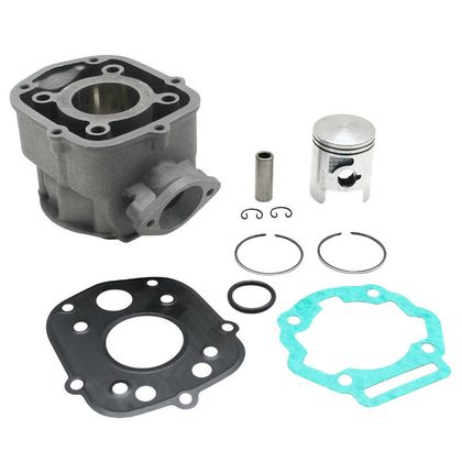 Kit cylindre-piston P2R CYLINDRE 50 A BOITE ADAPTABLE DERBI 50 SENDA 2006+, GPR 2006+-GILERA 50 SMT 2006+, RCR 2006+ (MOTEUR PIAGGIO EURO 3) -P2R ALU NI