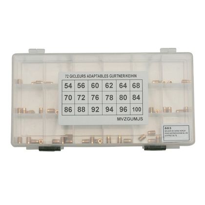 Gicleur P2R GICLEUR PRINCIPAL GURTNER-KEIHIN SELECTION P2R N° 54 à 100 (COFFRET DE 72) Universel