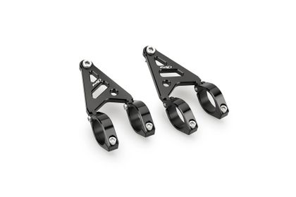 Puig Ersatz - Satz Ringe Durchmesser 35 - 37mm Schwarz Scheinwerferhalterung Universell