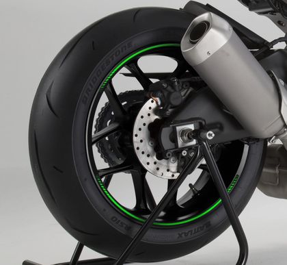 Filet de jantes Puig Adhésifs En Arc Cercle Premium Vert Universel