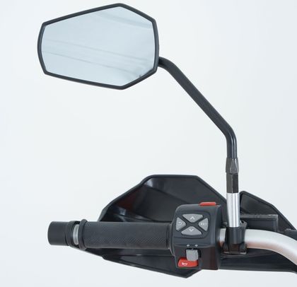 Obturateurs de rétroviseur R&G Racing Réhausses universel M10 x 1,25 15mm 45mm - noir Ref : RGR03261A / 1068604