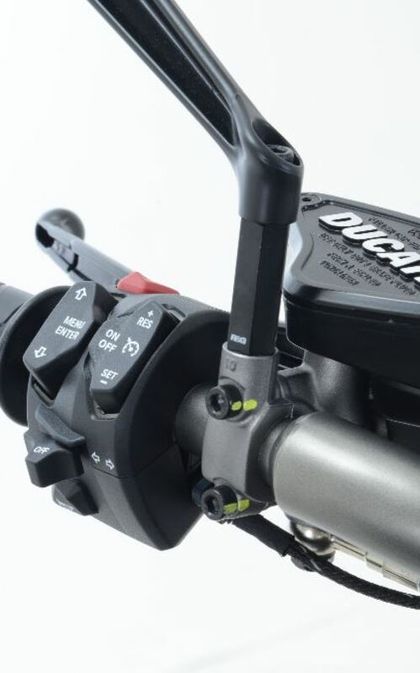 Obturateurs de rétroviseur R&G Racing Réhausses universel M8 x 1,25 11,5mm 45mm - noir Ref : RGR03262A / 1068605