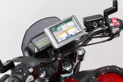 SW-MOTECH For Handlebar - Black GPS holder Ref : SWM00372A / GPS.00.646.10200/B