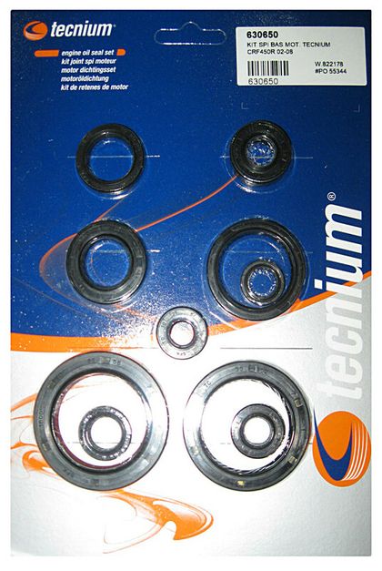 Tecnium Engine Set Crankshaft oil seals