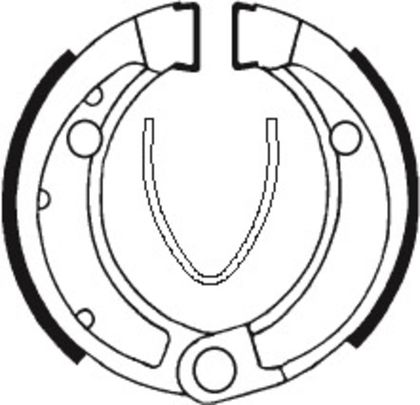 Mâchoires de frein Tecnium organique - BA048