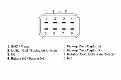 Tecnium CDI - Zündung Yamaha YFM250 Elektronische Steuereinheit
