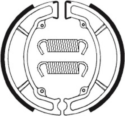 Tecnium Scooter Street Off - Road organisk - BA034 Bremseklodser