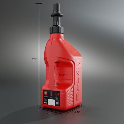 Tuff Jug 2.5G/10L Purple with Black Ripper Cap G3 Universal Jerry can