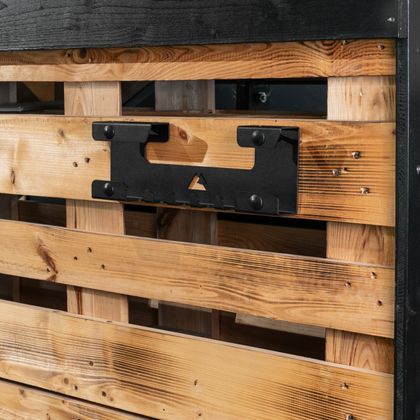 Touratech Wandbefestigungen VARIO - Schwarz Seitenkofferhalterung