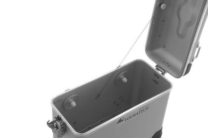 Touratech ZEGA Pro 31L - Geanodiseerd grijs Zijkoffer Universeel
