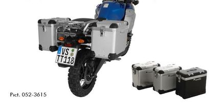 Valise Touratech ZEGA Pro 38/45 - Support gris inclus - Alu Ref : TRT00080A / 01-052-3614-0