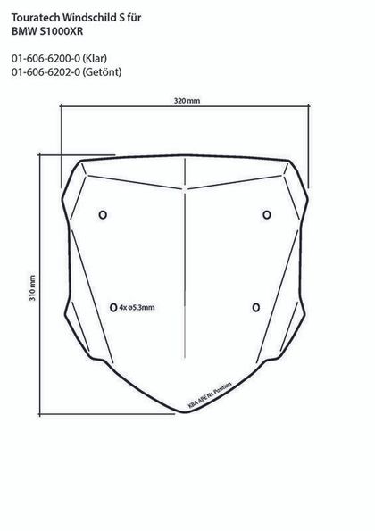 Touratech S Windscherm