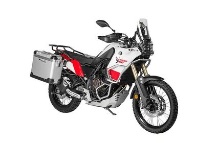 Touratech ZEGA Pro 31/38 - Inclus zwarte steun - Geanodiseerd grijs Zijkoffer