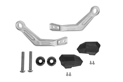 Touratech Komplettes Kit LeverGuard für Brems- und Kupplungshebel - Silber Hebelschutz