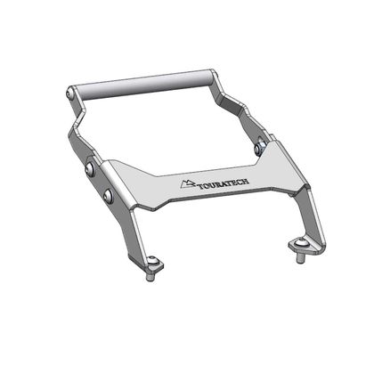 Support GPS Touratech sur cockpit à hauteur ajustable - Argent Ref : TRT00253A / 01-035-5414-0