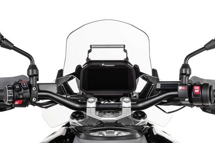Support GPS Touratech sur cockpit à hauteur ajustable - Noir