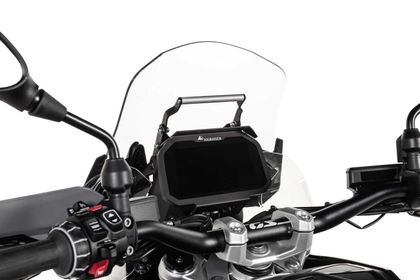 Support GPS Touratech sur cockpit à hauteur ajustable - Noir