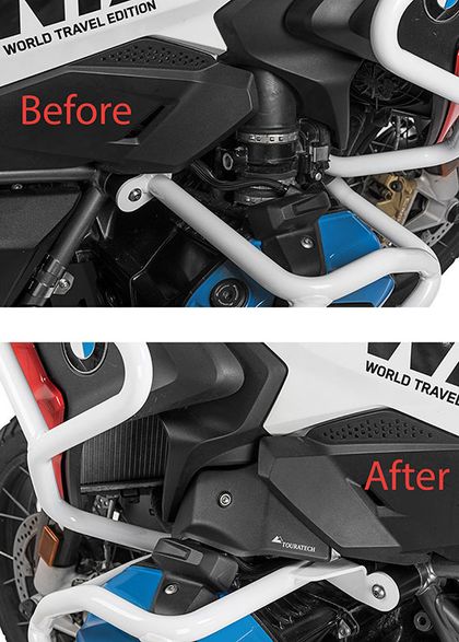 Protection Touratech Boitier papillon - Noir