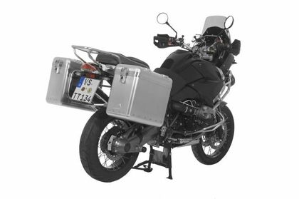 Valise Touratech ZEGA Mundo 31/38 - Support gris inclus - Alu