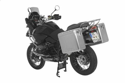 Valise Touratech ZEGA Mundo 31/38 - Support gris inclus - Alu