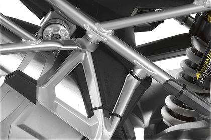 Adaptateur repose pied Touratech Anti-éclaboussures pour passager - Noir Ref : TRT00337A / 01-045-5440-0