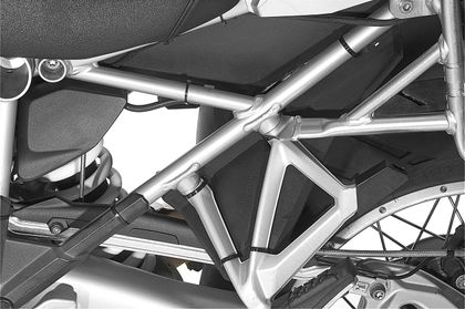 Adaptateur repose pied Touratech Anti-éclaboussures pour passager - Noir