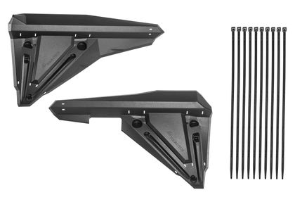 Adaptateur repose pied Touratech Anti-éclaboussures pour passager - Noir