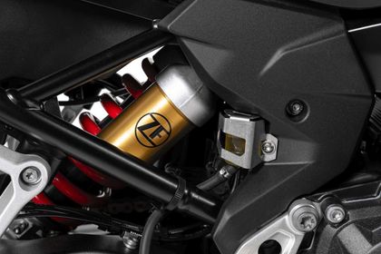 Protection Touratech Pour réservoir de liquide de frein arrière - Argent