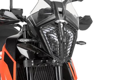 Protection Phare Touratech A attache rapide - Noir