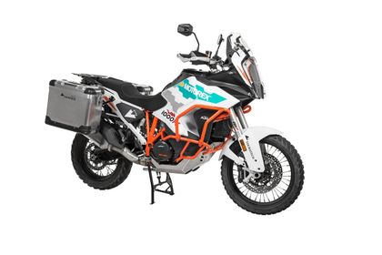 Touratech ZEGA Pro 31/38 - Schwarze Halterung inklusive - Aluminium Seitenkoffer