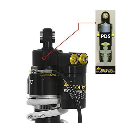 Touratech Extreme - Black - Yellow Shock absorber