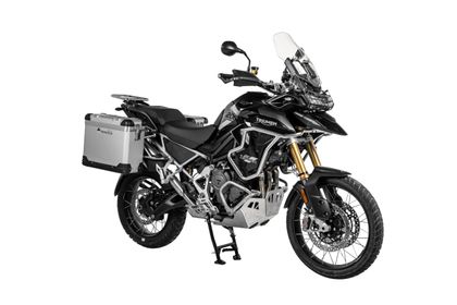 Touratech ZEGA Pro 31/38 - Grauer Halter inklusive - Grau eloxiert Seitenkoffer