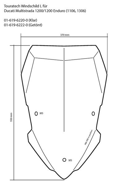 Touratech L Windshield