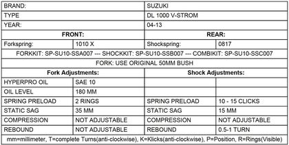 Touratech Progressiv - Silber Gabelfedern