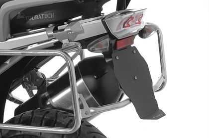 Touratech Geanodiseerde spatlap - Zwart Plaathouder Ref: TRT00840A / 01-045-5000-0