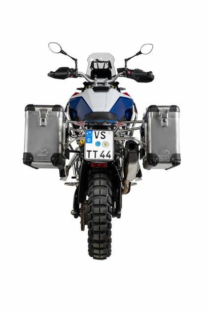 Valise Touratech ZEGA Pro 31/38 - Support gris inclus - Alu Ref : TRT00984A / 01-083-5730-0 BMW 900 F 900 GS - 2024 - 2026