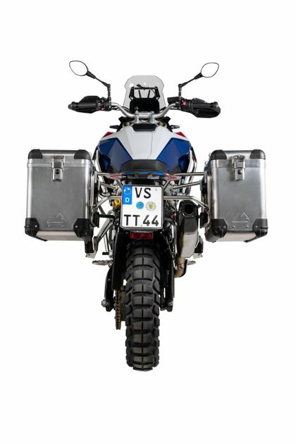 Valise Touratech ZEGA Pro 38/45 - Support gris inclus - Alu Ref : TRT00986A / 01-083-5735-0 BMW 900 F 900 GS - 2024 - 2026