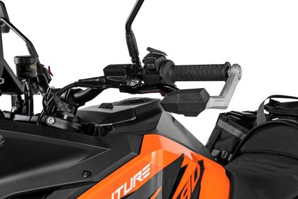 Touratech Komplettes Kit LeverGuard für Brems- und Kupplungshebel - Silber Hebelschutz Universell Ref : TRT01019A / 01-372-5655-0