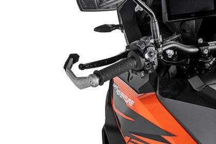 Touratech Komplettes Kit LeverGuard für Brems- und Kupplungshebel - Silber Hebelschutz Universell