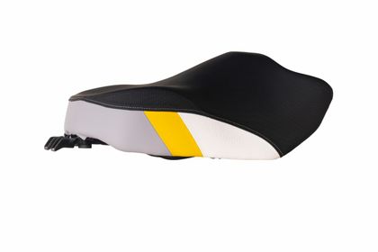 Touratech Geel grijs Fresh Touch verwarmd - XL Comfortzadel
