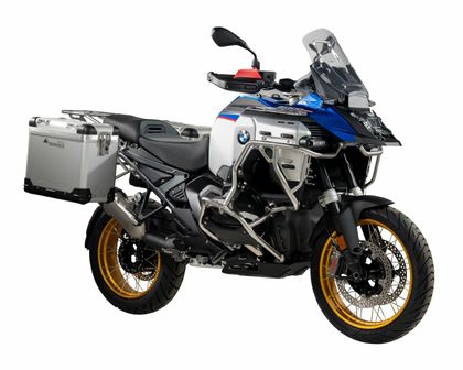 Touratech Komplettset ZEGA Pro 38/38 - Grauer Halter inklusive - Grau eloxiert Seitenkoffer Ref : TRT01286A / 01-035-6711-0 BMW 1300 R 1300 GS ADVENTURE - 2024 - 2026