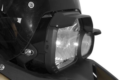 Protection Phare Touratech Anti-éclaboussure - Noir