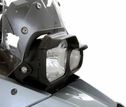 Protection Phare Touratech Anti-éclaboussure - Noir