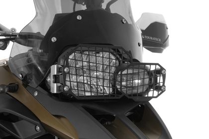 Protection Phare Touratech A attache rapide - Noir