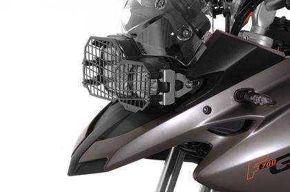 Protection Phare Touratech A attache rapide - Noir