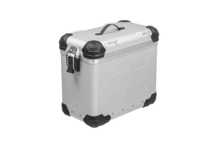 Valise Touratech ZEGA Evo - 38 litres - gauche - Argent Universel