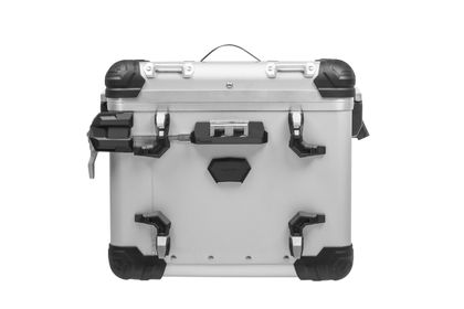 Valise Touratech ZEGA Evo - 38 litres - gauche - Argent Universel